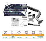 The ONKRON Monitor Desk Mount for 23 to 32-Inch LED LCD Flat Monitors up to 19.8 lbs G100 Silver