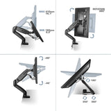 The ONKRON Monitor Desk Mount for 13 to 32-Inch LCD LED OLED Screens up to 6.5kg G80 Black