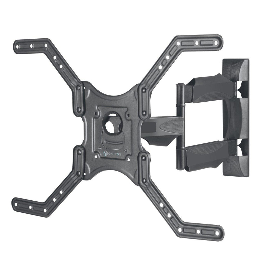 ONKRON TV Wall Mount Bracket Tilt Swivel for 32" – 70 Inch LCD LED Flat Screens up to 77 LBS Fully Adjustable Arm M4L Black